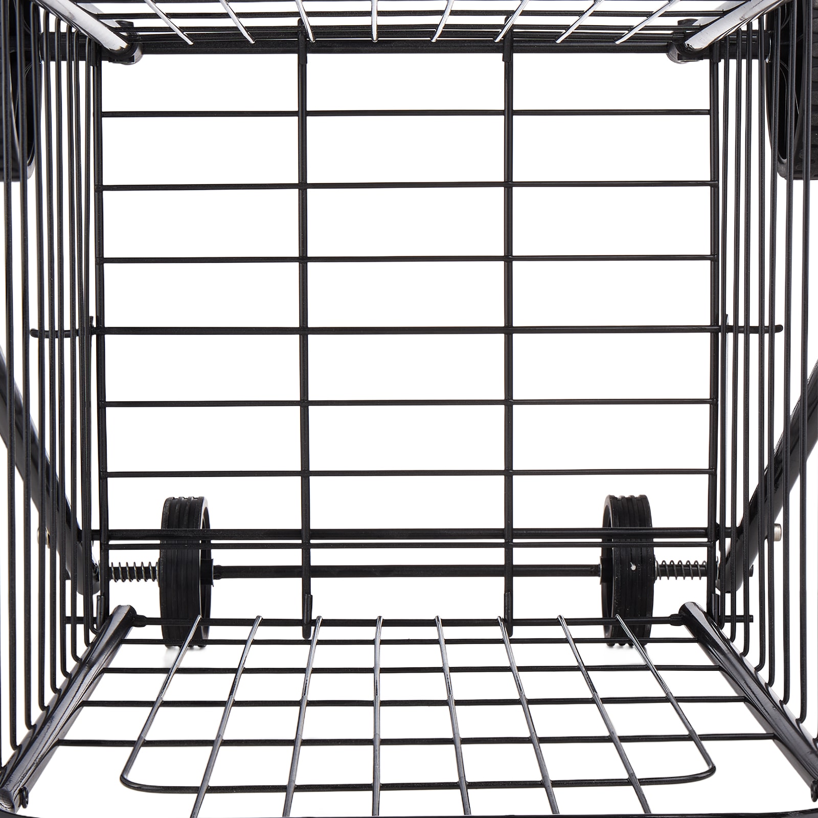 Folding Shopping Cart With Swivel Wheels For Grocery And Laundry_voghion.com